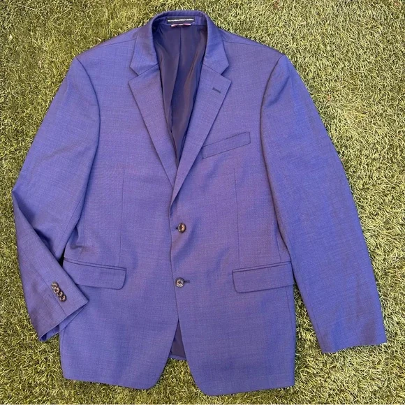 Tommy Hilfiger Men's Modern-Fit Wool-Blend Suit Set Blazer Dress Pants 42R 34x30